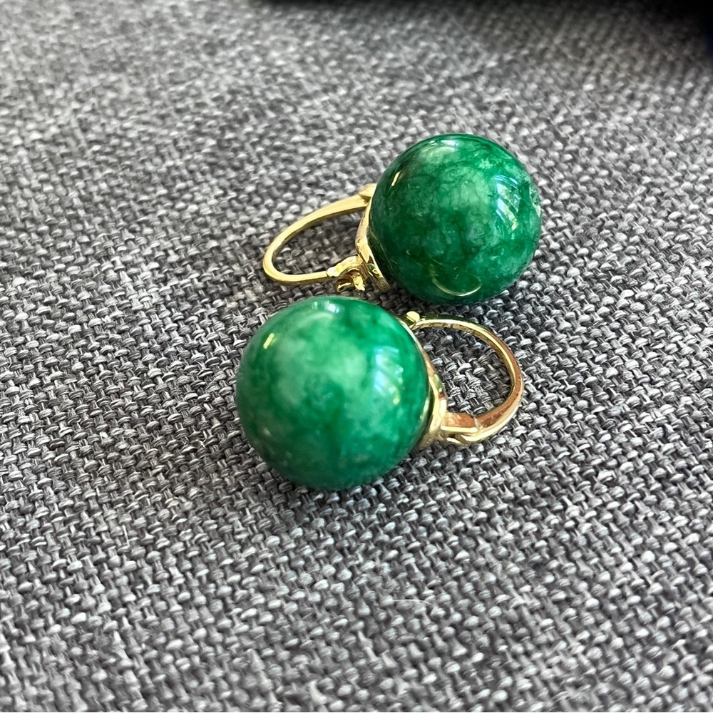 Elegant Jade Earrings